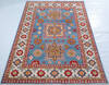 Kazak Blue Hand Knotted 55 X 82 Area Rug 700-147756 Thumb 1