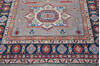 Kazak Grey Hand Knotted 57 X 710  Area Rug 700-147757 Thumb 4