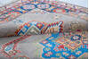 Kazak Grey Hand Knotted 57 X 710  Area Rug 700-147757 Thumb 6
