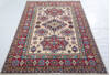 Kazak Beige Hand Knotted 57 X 711  Area Rug 700-147758 Thumb 1