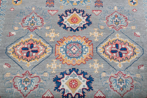 Kazak Grey Hand Knotted 57 X 711 Area Rug 700-147760 Image 3
