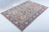 Kazak Grey Hand Knotted 57 X 711  Area Rug 700-147760 Thumb 2