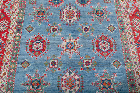 Kazak Blue Hand Knotted 59 X 82 Area Rug 700-147761 Image 3