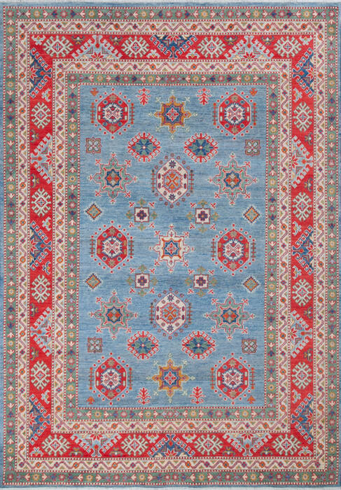 Kazak Blue Hand Knotted 59 X 82 Area Rug 700-147761 Image 0