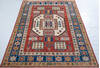 Kazak Red Hand Knotted 57 X 711 Area Rug 700-147762 Thumb 1