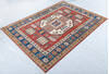 Kazak Red Hand Knotted 57 X 711  Area Rug 700-147762 Thumb 2