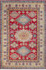 Kazak Red Hand Knotted 57 X 83  Area Rug 700-147763 Thumb 0