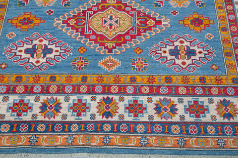 Kazak Blue Hand Knotted 58 X 80 Area Rug 700-147765 Image 4