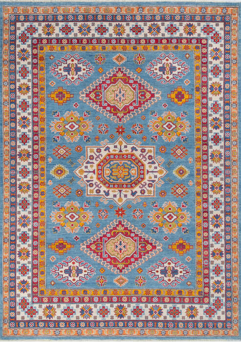 Kazak Blue Hand Knotted 58 X 80 Area Rug 700-147765 Image 0