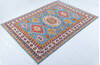 Kazak Blue Hand Knotted 58 X 80  Area Rug 700-147765 Thumb 2