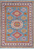 Kazak Blue Hand Knotted 5'8" X 8'0"  Area Rug 700-147765