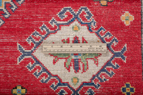 Kazak Red Hand Knotted 59 X 83 Area Rug 700-147766 Image 7