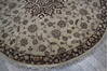 Jaipur Beige Round Hand Knotted 80 X 81 Area Rug 905-147768 Thumb 3
