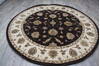 Jaipur Brown Round Hand Knotted 81 X 81  Area Rug 905-147769 Thumb 5