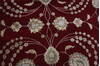 Jaipur Red Round Hand Knotted 80 X 83 Area Rug 905-147770 Thumb 3