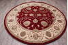 Jaipur Red Round Hand Knotted 80 X 83  Area Rug 905-147770 Thumb 5