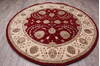 Jaipur Red Round Hand Knotted 80 X 83 Area Rug 905-147770 Thumb 5