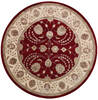 Jaipur Red Round Hand Knotted 80 X 83  Area Rug 905-147770 Thumb 0