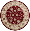 Jaipur Red Round Hand Knotted 80 X 83 Area Rug 905-147770 Thumb 0