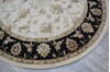 Jaipur White Round Hand Knotted 711 X 81 Area Rug 905-147771 Thumb 2