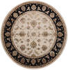 Jaipur White Round Hand Knotted 711 X 81  Area Rug 905-147771 Thumb 0