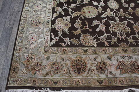 Jaipur Brown Hand Knotted 86 X 120 Area Rug 905-147772 Image 2