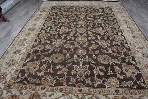 Jaipur Brown Hand Knotted 86 X 120 Area Rug 905-147772 Image 8