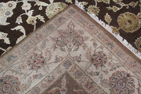 Jaipur Brown Hand Knotted 86 X 120 Area Rug 905-147772 Image 9