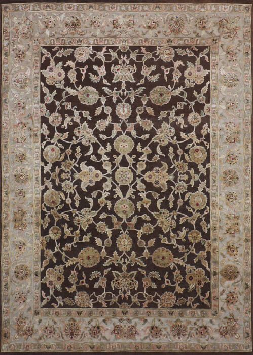 Jaipur Brown Hand Knotted 86 X 120 Area Rug 905-147772 Image 0