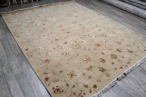 Jaipur Beige Hand Knotted 81 X 911 Area Rug 905-147773 Image 4