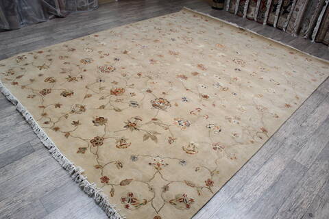 Jaipur Beige Hand Knotted 81 X 911 Area Rug 905-147773 Image 5