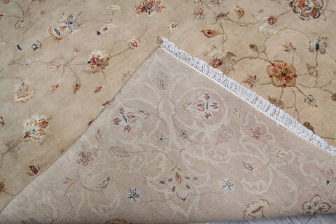 Jaipur Beige Hand Knotted 81 X 911 Area Rug 905-147773 Image 7