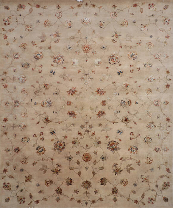 Jaipur Beige Hand Knotted 81 X 911 Area Rug 905-147773 Image 0