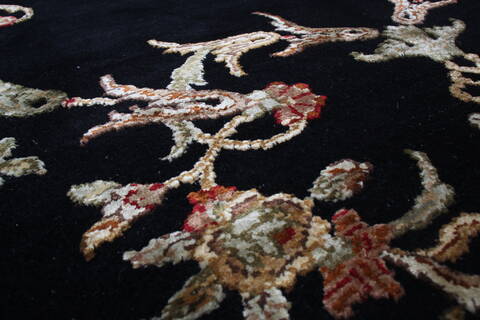 Jaipur Black Hand Knotted 60 X 91 Area Rug 905-147774 Image 4