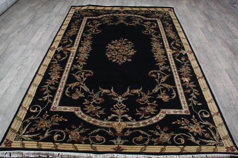 Jaipur Black Hand Knotted 60 X 91 Area Rug 905-147774 Image 5