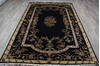 Jaipur Black Hand Knotted 60 X 91  Area Rug 905-147774 Thumb 5