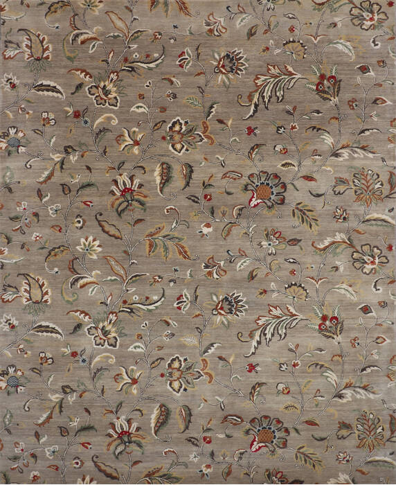 Jaipur Grey Hand Knotted 710 X 911 Area Rug 905-147775 Image 0