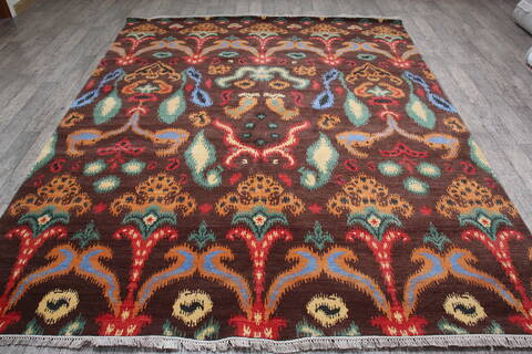 Jaipur Brown Hand Knotted 79 X 911 Area Rug 905-147776 Image 1