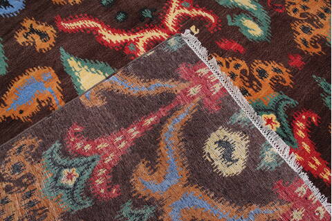 Jaipur Brown Hand Knotted 79 X 911 Area Rug 905-147776 Image 5
