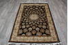 Jaipur Black Hand Knotted 41 X 60  Area Rug 905-147779 Thumb 5