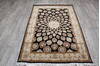 Jaipur Black Hand Knotted 41 X 61  Area Rug 905-147780 Thumb 1