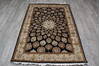 Jaipur Black Hand Knotted 41 X 61  Area Rug 905-147780 Thumb 5