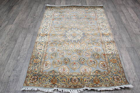 Jaipur Grey Hand Knotted 41 X 60 Area Rug 905-147781 Image 1