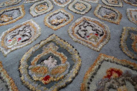Jaipur Grey Hand Knotted 41 X 60 Area Rug 905-147781 Image 3