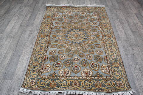 Jaipur Grey Hand Knotted 41 X 60 Area Rug 905-147781 Image 5