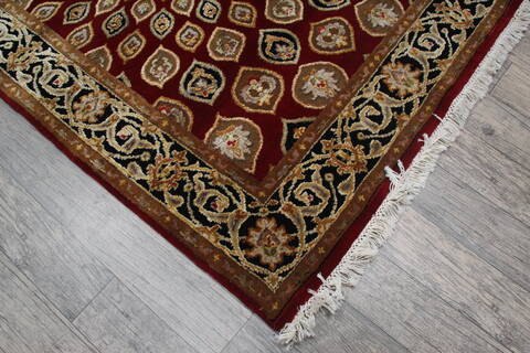 Jaipur Red Hand Knotted 41 X 60 Area Rug 905-147782 Image 2