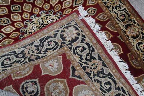 Jaipur Red Hand Knotted 41 X 60 Area Rug 905-147782 Image 6