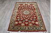 Jaipur Red Hand Knotted 41 X 60  Area Rug 905-147782 Thumb 1