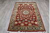 Jaipur Red Hand Knotted 41 X 60 Area Rug 905-147782 Thumb 1