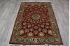 Jaipur Red Hand Knotted 41 X 60  Area Rug 905-147782 Thumb 5